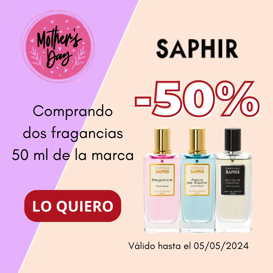 Promo Saphir 2 al 50% DTO