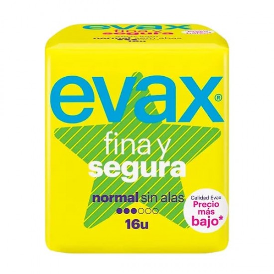 Evax Fina Y Segura Normal Sin Alas 16Und 0