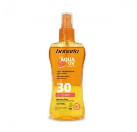 Babaria Aqua Uv Spray Fotoprotector Spf30  200Ml - Babaria Aqua Uv Spray Fotoprotector Spf30  200Ml