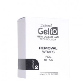Depend Gel Iq Remover Wraps Foil - Depend gel iq remover wraps foil