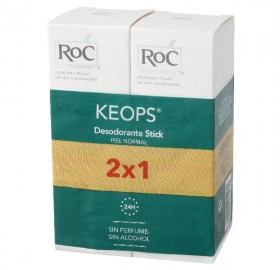 Desodorante Roc Keops Stick Normal 2X40 Ml - Desodorante roc keops stick normal 2x40 ml