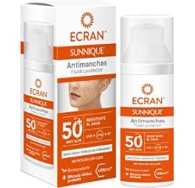 Ecran Sunnique facial antimanchas fluido Protector Spf 50+ - Ecran Sunnique facial antimanchas fluido Protector Spf 50+