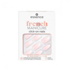 Essence Uñas Artificiales Click-on French Manicure 02 - Essence Uñas Artificiales Click-on French Manicure 02