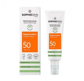 Sophieskin Crema Solar Facial Spf 50 Regeneradora 50Ml - Sophieskin Crema Solar Facial Spf 50 Regeneradora 50Ml