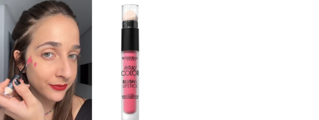 Aplica colorete en crema o en polvo