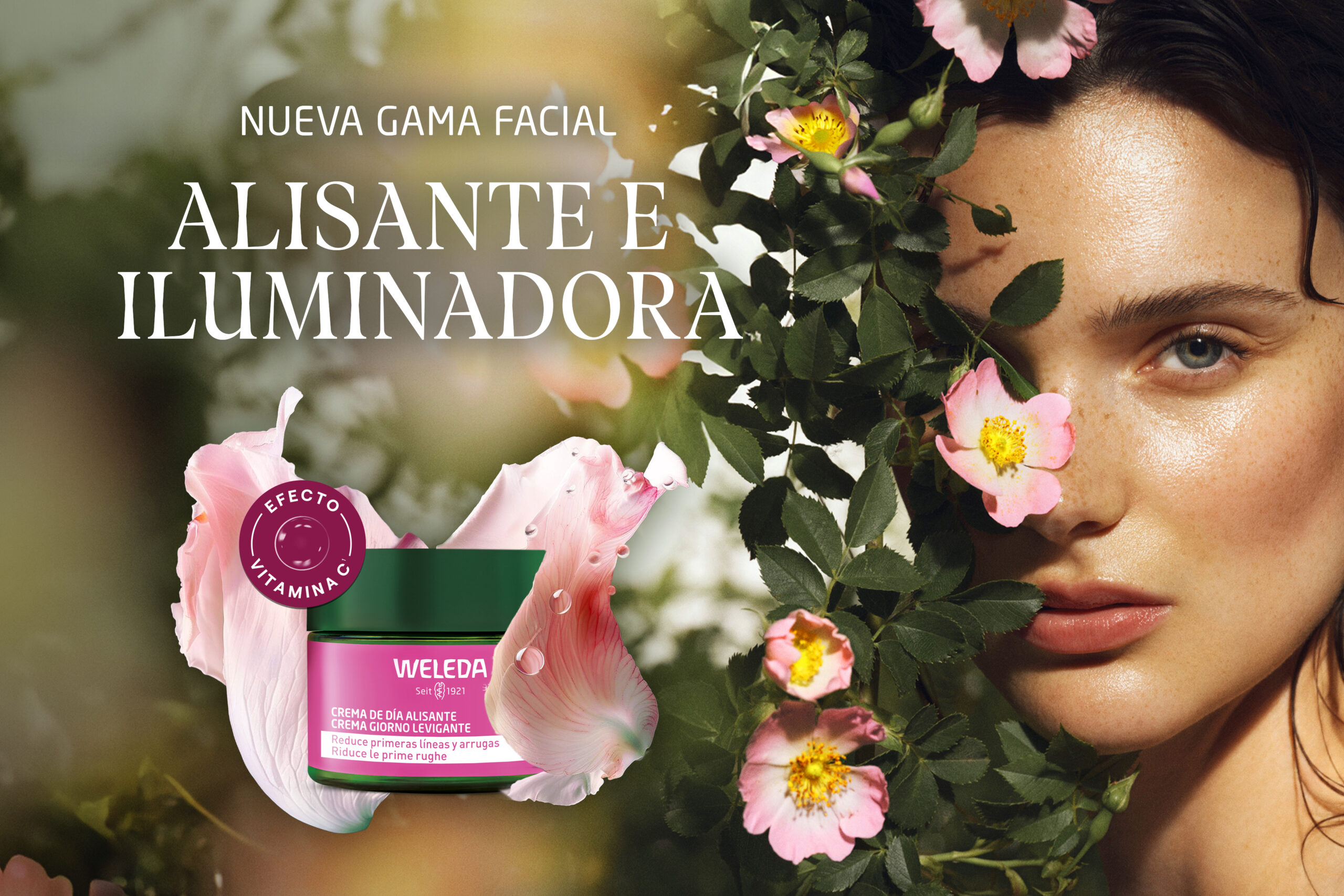 Piel más lisa y luminosa con la nueva gama de Rosa Mosqueta y Té Blanco de Weleda