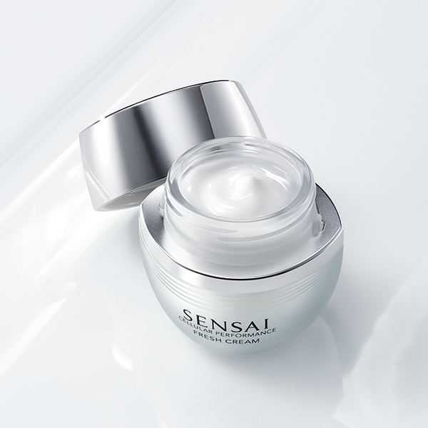 Fresh Cream Cellular Performance Sensai, Piel de seda, Crema de lujo, Crema hidratante, crema gel. crema fresca