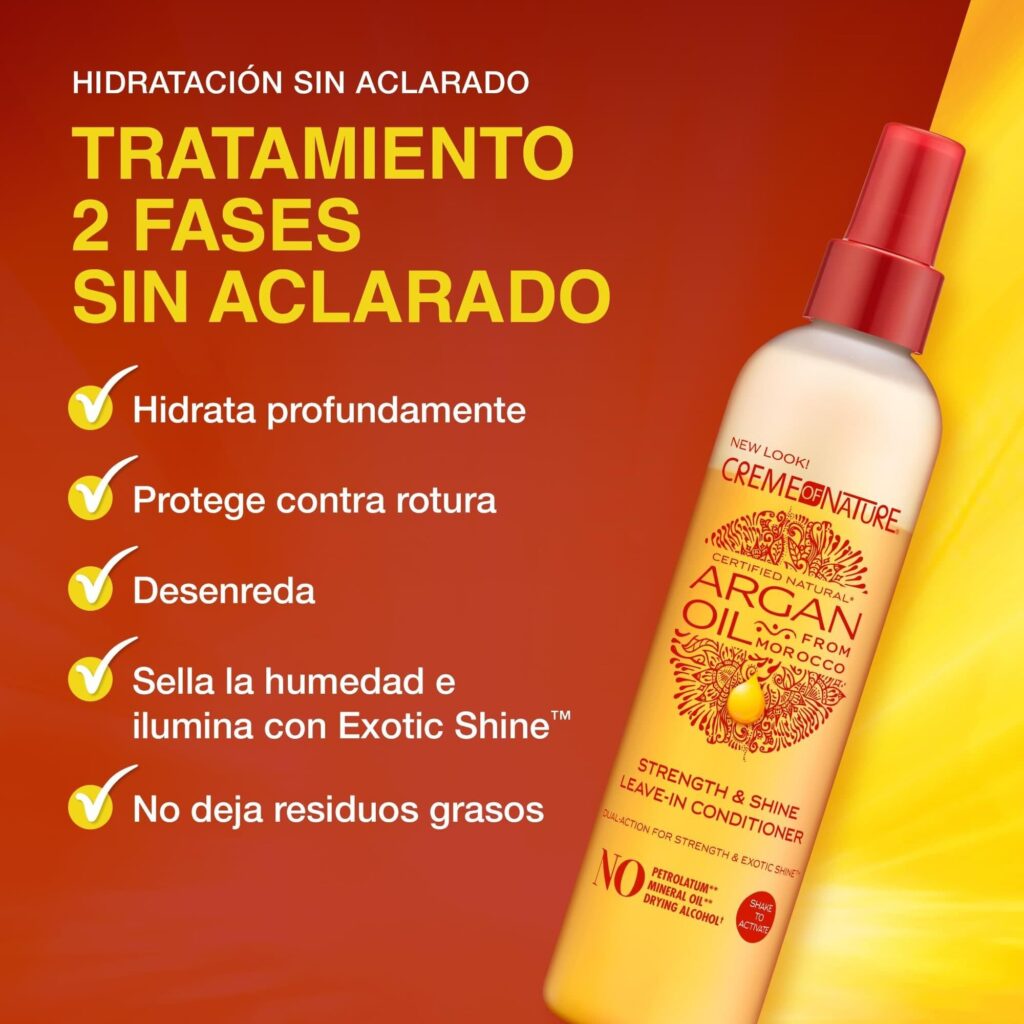 tratamiento 2 fases sin clarado Creme of nature