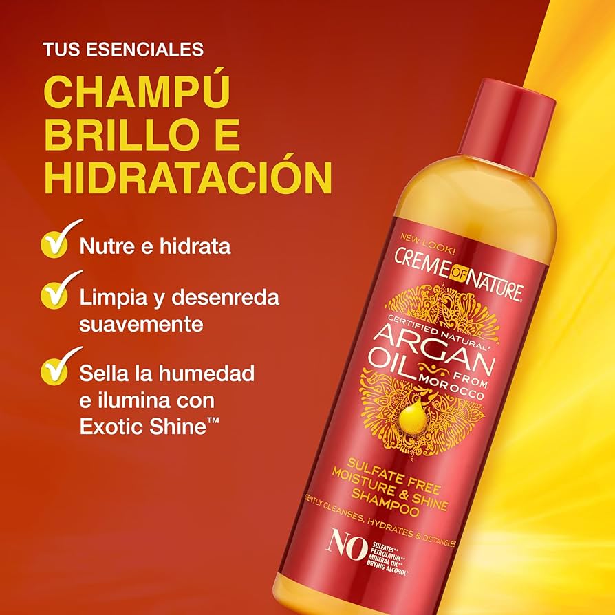 Champu brillo e hidratacion Creme of nature