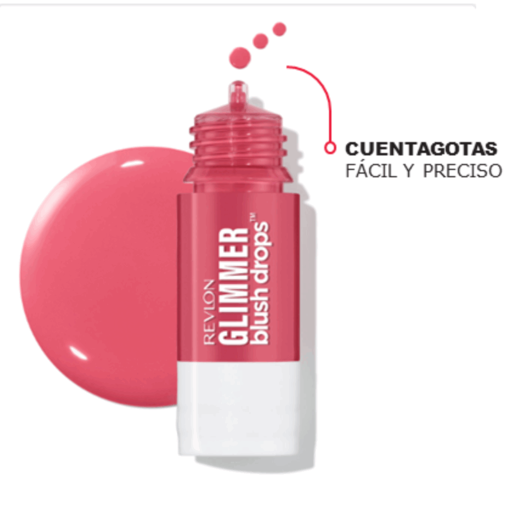 Revlon Glimmer Blush Drops Cuentagotas