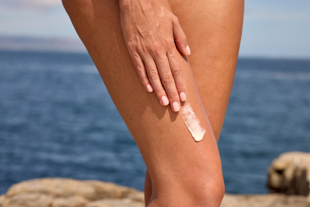 piel con producto loccitane