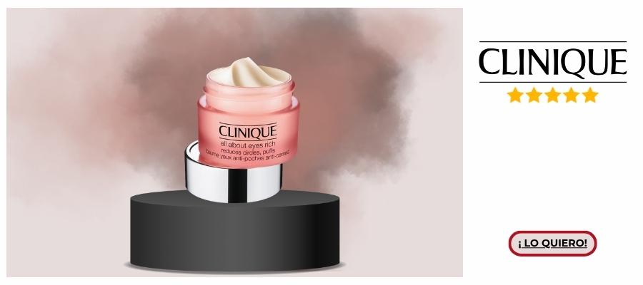 Clinique All About Eyes Rich reduce el hinchazón y refuerza la barrera cutánea