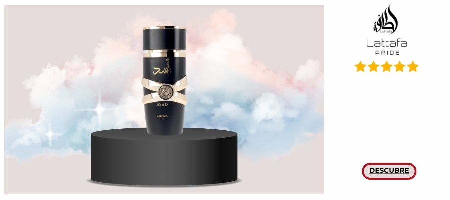 Lattafa Asad edp oriental especiada con pachulí, vainilla, café e iris