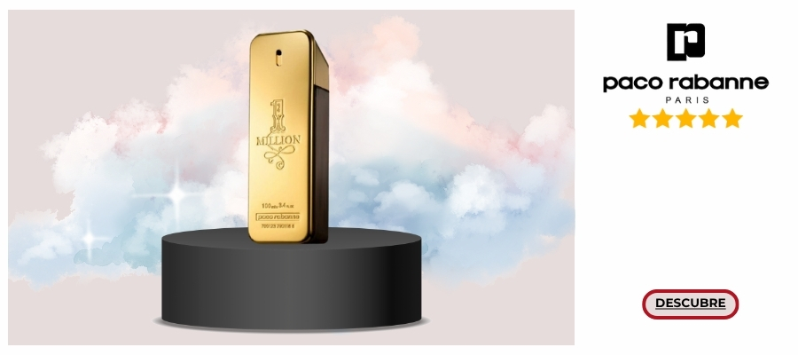 Paco Rabanne One million amaderada especiada con mandarina roja, canela y pachulí hindú