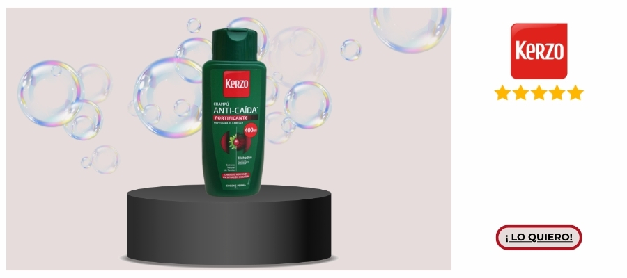 Champú Kerzo Anti-Caída Fortificante 400Ml