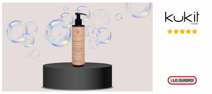 mejores-10-champús-anticaida-comprar-en-perfumerias-laguna-Kukit Kukit Champú Hair Loss Prevention dosificador