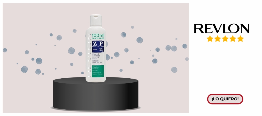 Champú Revlon Zp 11 Anticaspa Cabellos Grasos packaging verde