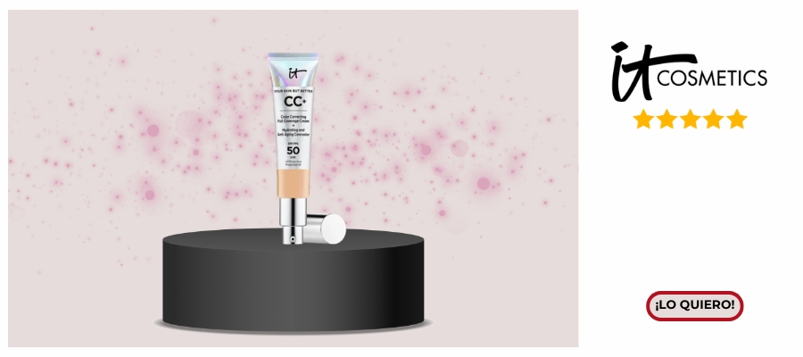 It Cosmetics Your Skin But Better CC+ Cream SPF 50 tratamiento antiedad e hidratación profunda