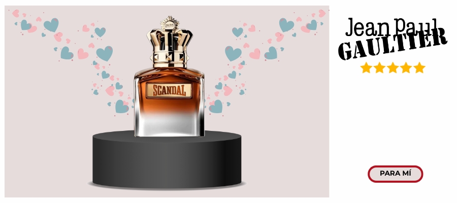 Scandal Elixir Parfum For Him marrón con corona