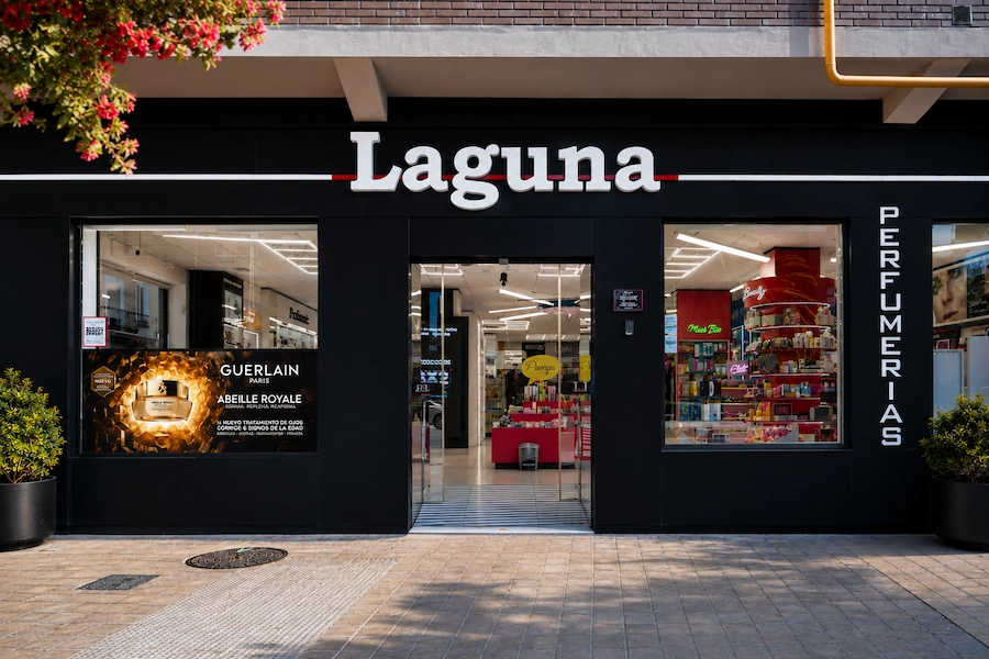 entrada a punto de venta avenida del puerto valencia perfumerias laguna