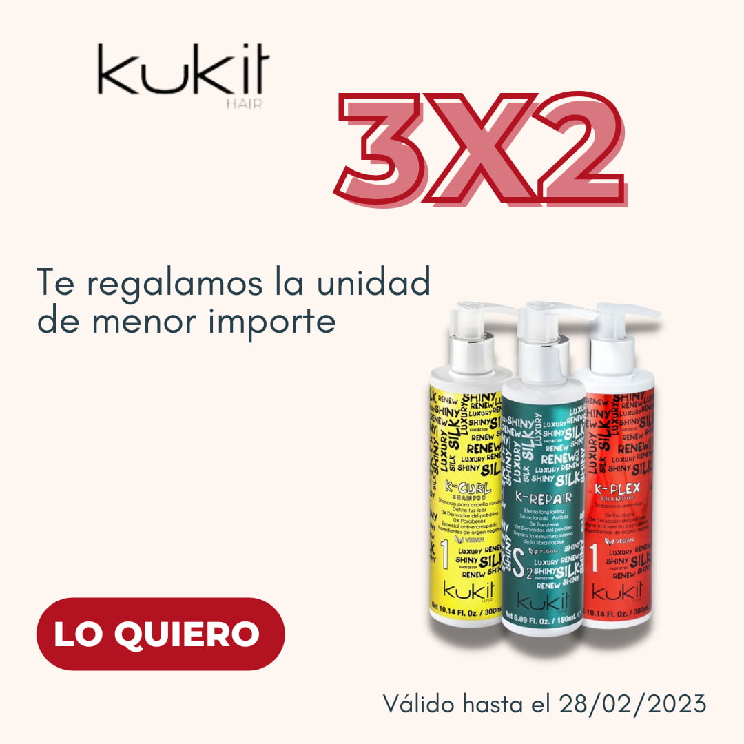 3x2 en Productos Kukit