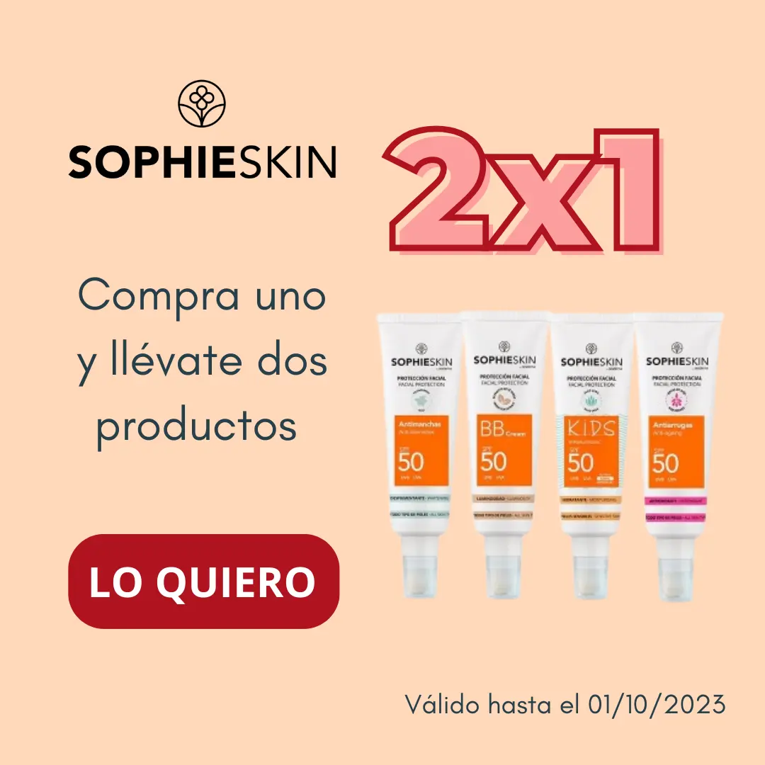2x1 Protectores solar Sophieskin