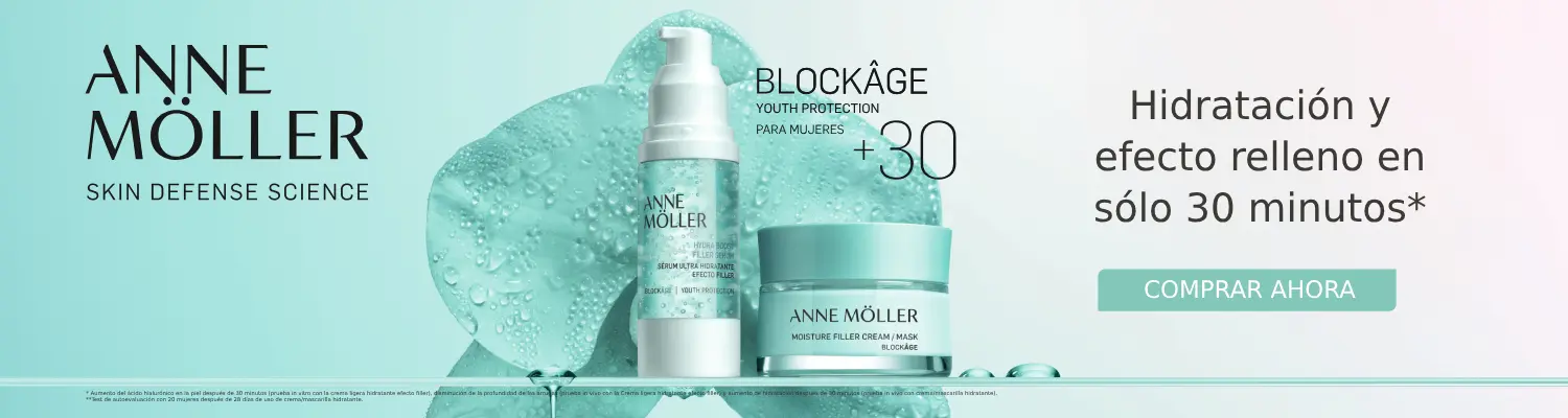 banner cosmetica lujo facial Anne Moller