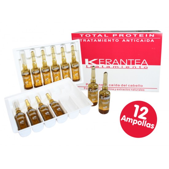 Tratamiento Anticaida Kerantea 12 ampollas x10 ml 1