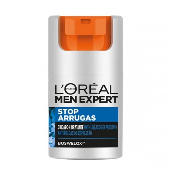 Loreal Men Hidratante Stop Arrugas Crema 50Ml 0