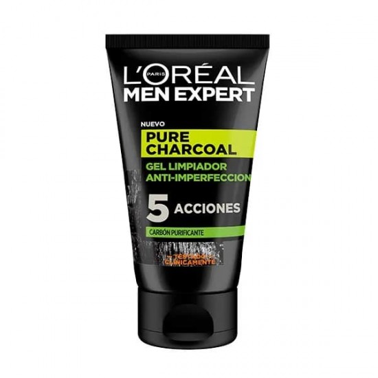 Loreal Men Gel Limpiador Pure Carbon 100Ml 0