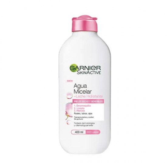 Garnier Agua Micelar + Leche Hidratante 400Ml 0