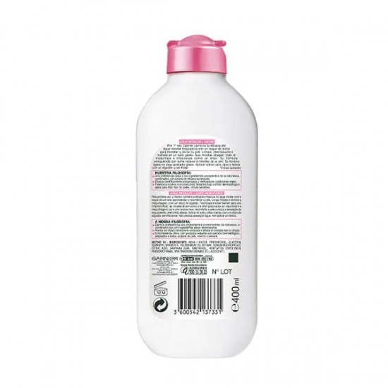 Garnier Agua Micelar + Leche Hidratante 400Ml 1