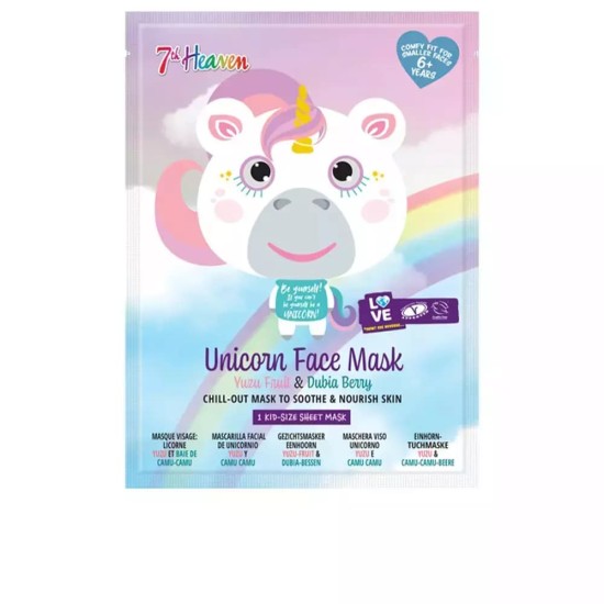 7TH HEAVEN Mascarilla Animal Mask Unicornio 1Ud 0