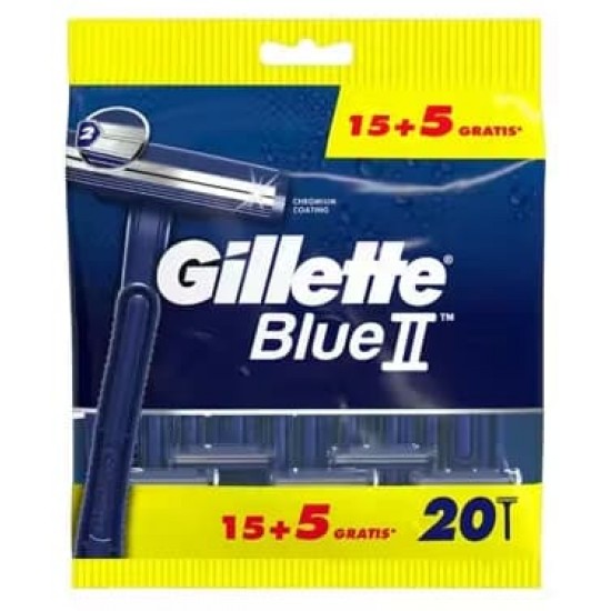 Gillette Blue II 15+5 Unidades 0