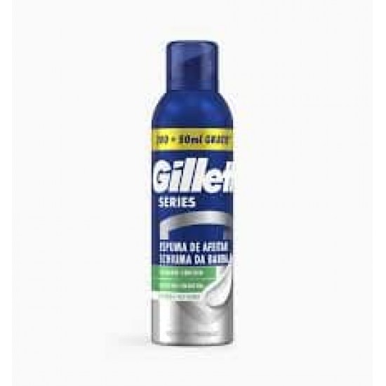 Espuma Gillette Series P/Sensible 250Ml 0