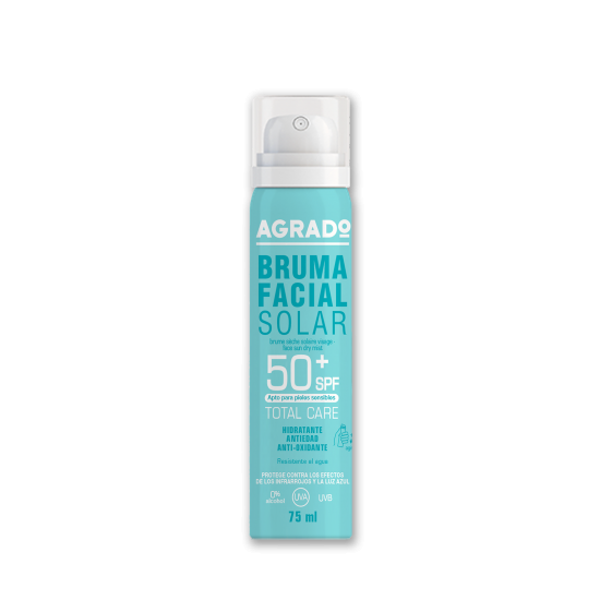 Agrado Bronceador Bruma Facial Spf50 75Ml 0