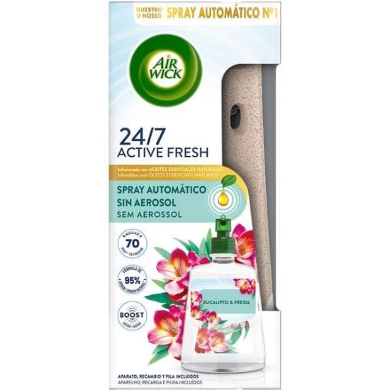 Air Wick Ambientador 24/7 Active Fresh Eucalipto y Fresia 0