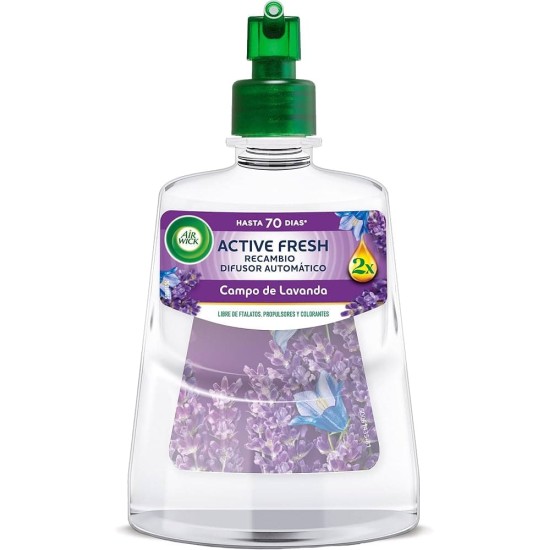 Air Wick Recambio Ambientador 24/7 Active Fresh Campo de Lavanda 228Ml 0