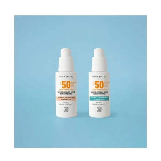 ALMA SECRET Anti-Pollution Face Mineral Sunscreen spf50 50ml 2
