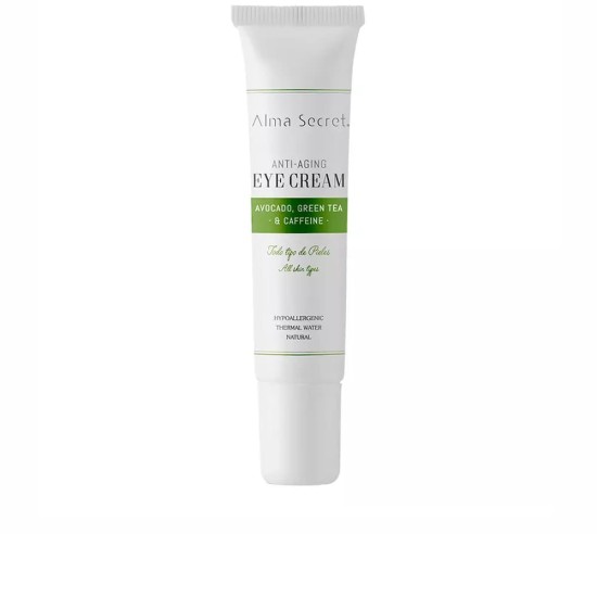 ALMA SECRET EYE CREAM antiedad con aguacate, té verde & cafeína 10ml 0