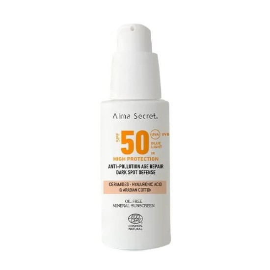 ALMA SECRET Solar Facial Natural con color SPF50 50ml 0