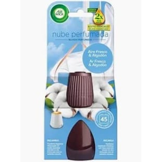 Ambientador Air Wick Essential Mist Aire Fresco & Algodón Recambio 0