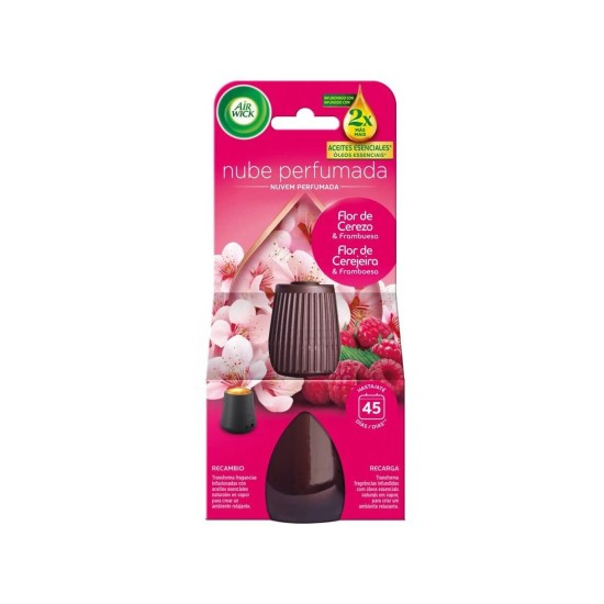 Ambientador Air Wick Essential Mist Flor de Cerezo & Frambuesa Recambio 0
