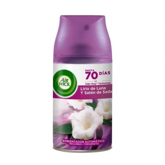 Ambientador Air Wick Fresh Matic Rec Lirio de Luna 0
