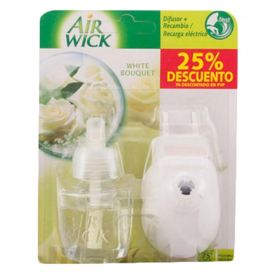 Ambientador Airwick White Bouquet Aparato+Recambio 0