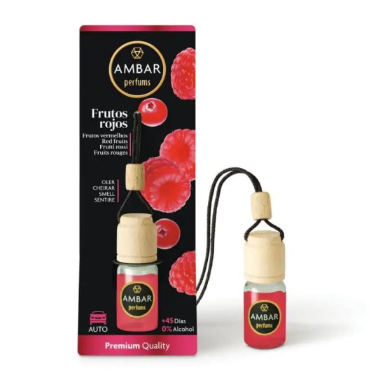 Ambientador Ambar Coche Frutos Rojos 0