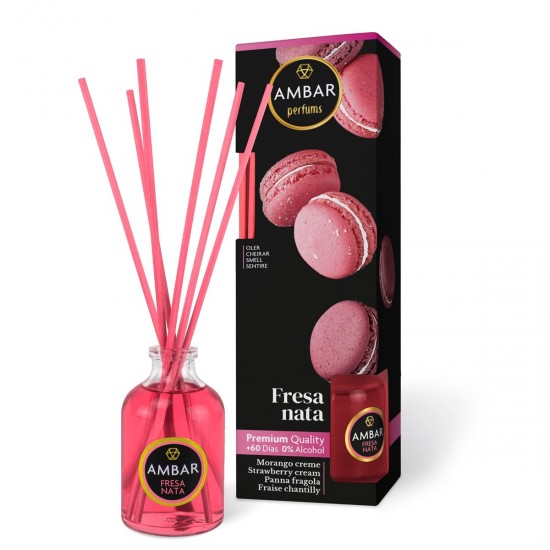 Ambientador Ambar Mikado Fresa y Nata 45 ml 0