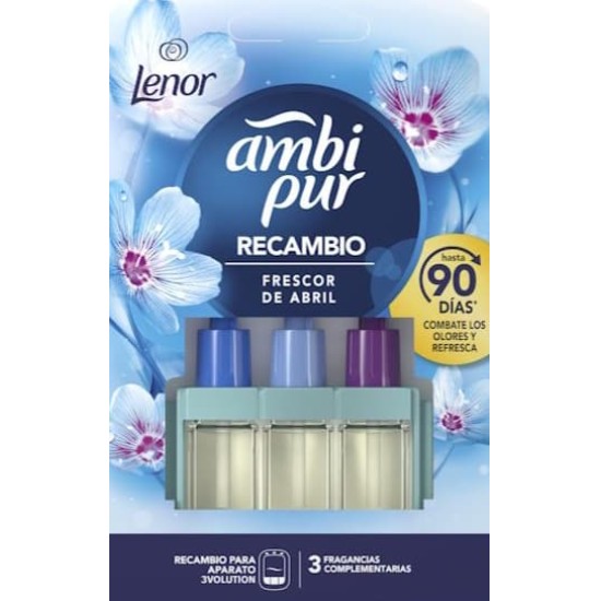 Ambientador Ambipur 3Volution Frescor de Abril Recambio 0