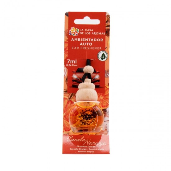 Ambientador Coche La casa De los Aromas Canela Naranja 7ml 1