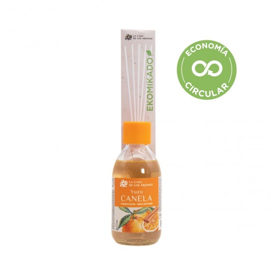 Ambientador EkoMikado La Casa de Los Aromas Yuzu Canela 230 ml 0